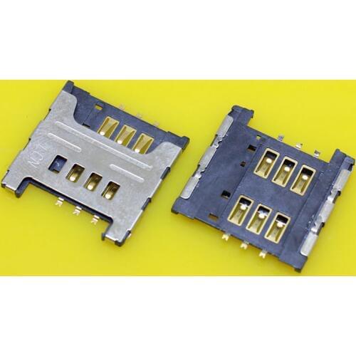 Cltgxdd KA-033 New SIM card reader holder Connector for samsung I9000 S5360 I9220 N7000 i699 3520 S6358 SIM Card Slot Tray