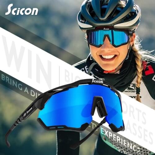 MTB Photochromic Cycling Glasses Running Bicycle Goggles Mountain Men Women Outdoor Sports Polarized Sunglasses Bike Eyewear