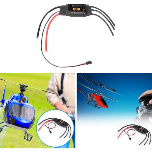 Premium 80A Brushless ESC 2-6S LiPo Speed Controller for RC FPV Drone Aircraft Airplane Quad Parts Components