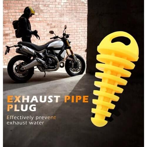 Exhaust Air-bleeder Plug Motorcycle Motocross Tailpipe Muffler Wash Plug Small for Outdoor Personal Car Parts Decoration