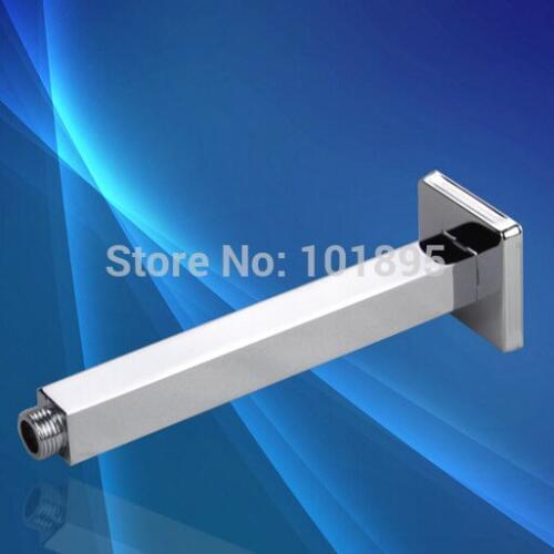 Luxury Wall Mounted Chrome Color Half Inch Thread Square and Round Shower Arms
