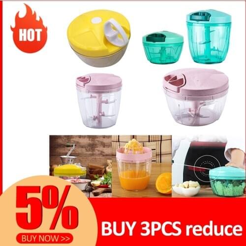 Manual Fruit Vegetable Chopper Hand Pull Food Cutter Onion Nuts Grinder Mincer Shredder Multifunction Kitchen Dropshipping