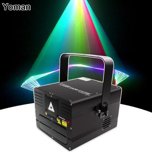ILDA 3D Scan Stage Laser Light Wedding Party Beam Laser Projector DMX512 Laser Lighting DJ Disco RGB Animation DMX Laser Light