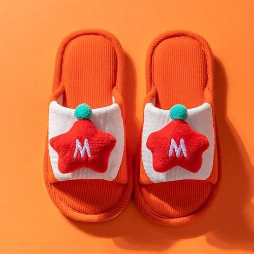 Slippers for Boy Girl Summer Spring Flat Shoes Children Home Indoor Cartoon Star Cute Fashion Kids Sandals Slides Flip Flops