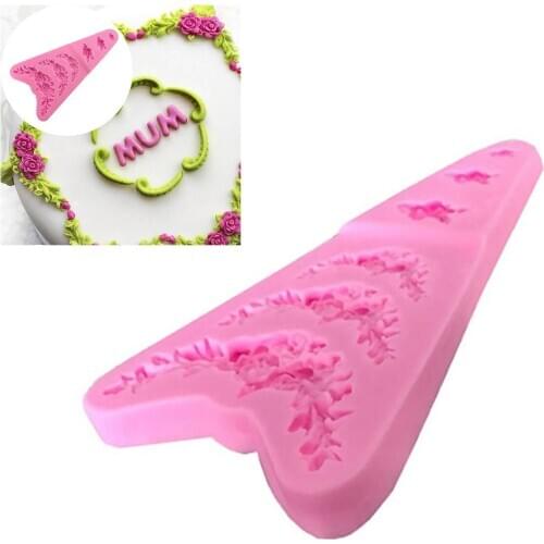 DIY 3D Silicone Flower Floral Fondant Mould Cookie Mold Soap Chocolate Mould