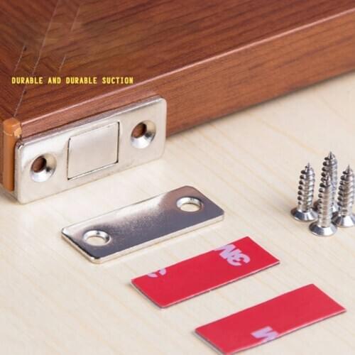 Strong Magnetic Door Closer Cabinet Door Catches Latch Furniture Doors Magnet Stop Cupboard Ultra Thin Home supply
