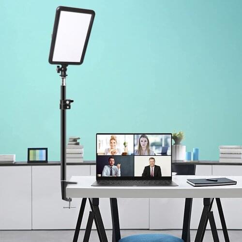 SZKOSTON LED Video Lighting Panel US Plug EU Adapter 2700-5500K 280 Led Bead Photography Lighting With Tripod Arm Holder