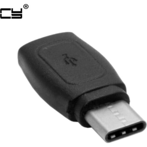 USB 3.1 Type C Male Connector to Type C Female Data Extension Adapter for Nokia N1 Tablet & Mobile Phone Black Color