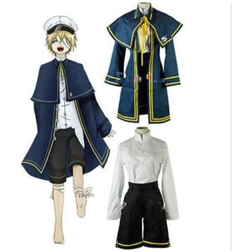 Anime VOCALOID 3 Editor Cosplay Costume Oliver Naval Uniform Halloween Cosplay Costumes Custom-Made