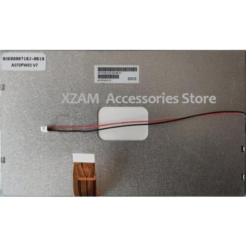 7 inch TFT LCD screen for A070FW03 V8 V.8 GPS display Screen panel Repair replacement (without touch)