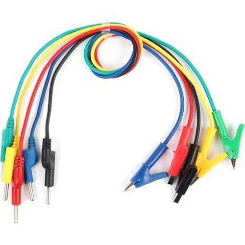 1M Double End Test lead Wire Line electrical Voltage Banana Plug and Alligator Clip Crocodile