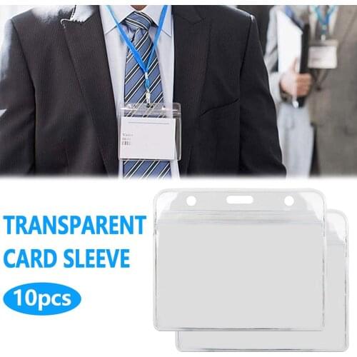 10pcs Vaccine Card Protector Waterproof Transparent PVC Protect Cover with Zipper for Shopping Card Credit Card Ticket 4x3inches