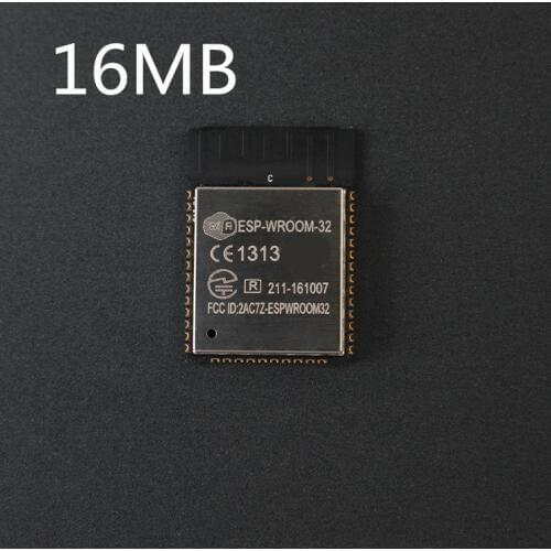 16MB ESP-32S ESP-WROOM-32 ESP32 ESP-32 Bluetooth and WIFI Dual Core CPU with Low Power Consumption MCU ESP-32 16MB=128bit