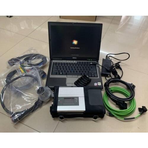 2020.12V Software for MB Star C5 in Used Laptop D630 4g ram + SD Connect Compact 5 auto scanner OBD2 diagnostic tool