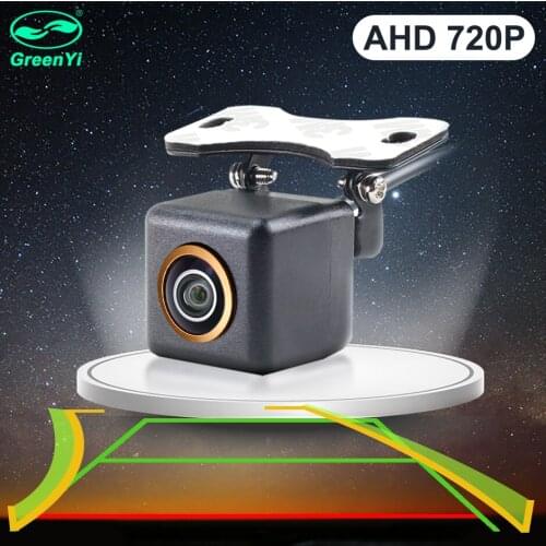 4 Pin RCA HD AHD 170 Degree Fisheye Lens Artificial Intelligence Dynamic Trajectory Parking Line Car Universal Rear View Camera