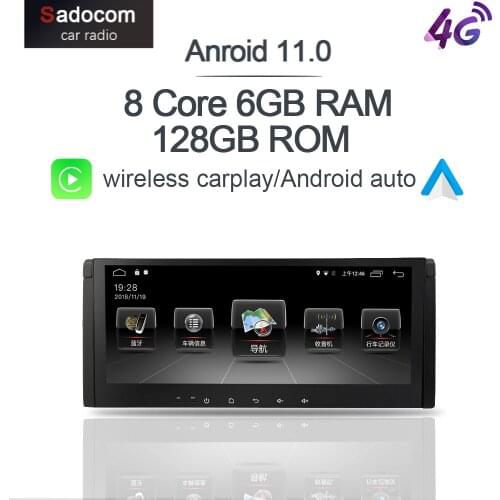 6GB+128GB Carplay 4G LTE 10.25" Android 10.0 for BMW E53 E39 X5 RDS autoradio Car Audio DVD GPS car radio GPS Glonass Bluetooth