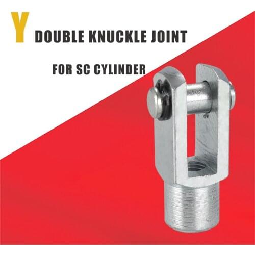 Cylinder Accessories SC Standard Cylinder Y-type Fitting with Pin/ I-type Connector MAL/MA Cylinder Pneumatic Components 1pcs