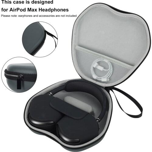 Travel Case Compatible for Airpods Max Headphones Protective Hard Shell Travel Carrying Storage Bag
