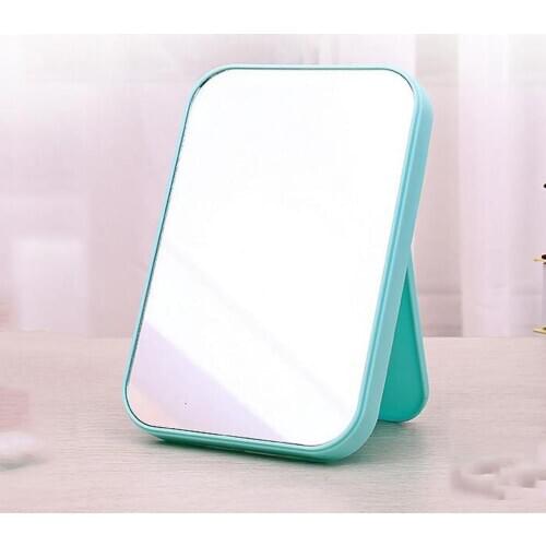 1PC Home Desktop Toilet Makeup Mirror Portable Folding Mirror Minimalist Rectangle Makeup Mirror 5 Colors