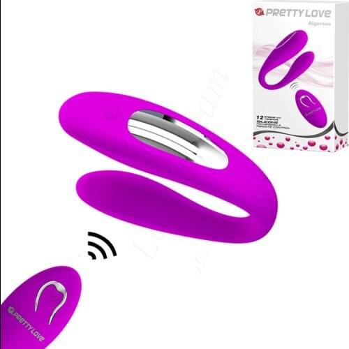 Pretty Love Rechargeable Remote Control Dual Motors 30 Speeds Vagina Stimulator Vibrator G-spot Dildo Adult Sex Toys For Couples