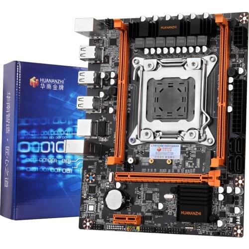 HUANANZHI X79-4M M-ATX V3.0 CPU Motherboard Intel for LGA 2011 ATX Motherboard Dual-Channel DDR3 Memory M.2 NVME interface