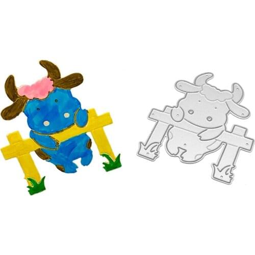 Julyarts Calf Metal Dies for Card Making Die Cutting Crafts for DIY Scrapbooking Embossing Gift Cards Decorative Craft Dies