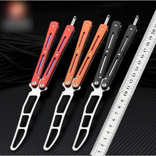 Non-sharp! Butterfly knife model toy children training knife adult
