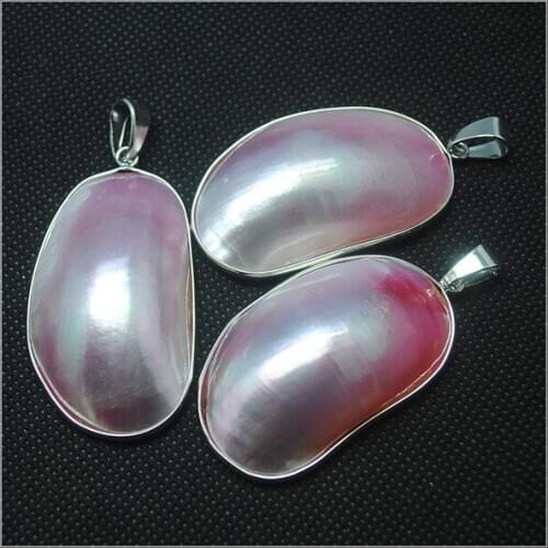 Nature shell pendants 100 percent of natural geniue shell beads top necklace pendants fashion