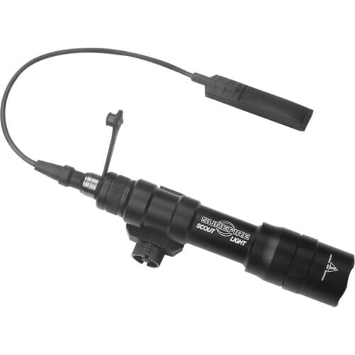 Airsoft Surefir Scout light 1300Lumens LED Tatical Hunting Tactical Torch Weapon Flashlight with Remote Pressure Switch