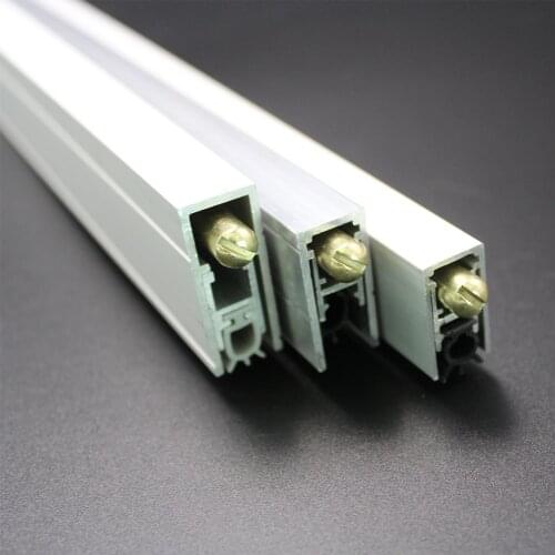 U shape aluminium door bottom seal Sealing strip automatic lifting for hotel doors