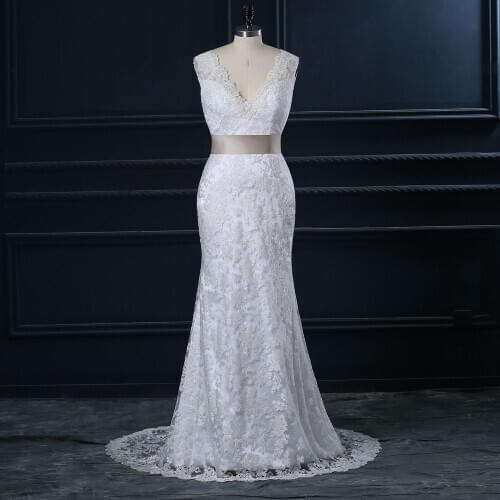 Yong Jia Te V-neck Wedding Dresses