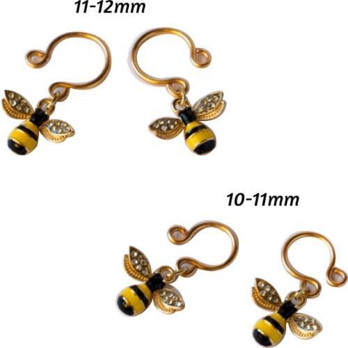 1 Pair Ajustble size Fake nipple Jewelry Sexy Stainless Steel Nipple Ring Nipple Shield Piercing Jewelry Sexy Body Jewelry