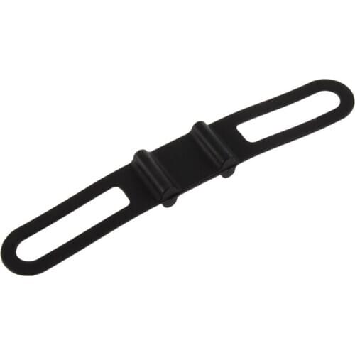 1pc/2pieces Cycling Bike Bicycle Silicone Elastic Strap Bandage Flashlight Mount Holder Free Shipping