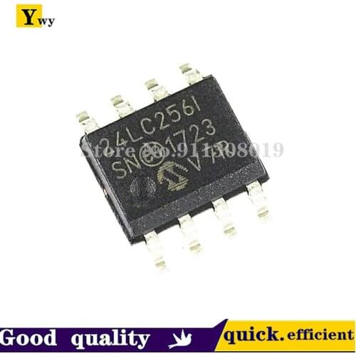 10PCS 24LC256-I/SN SOP 24LC256I SOP8 SMD 24LC256 SOP-8 Memory chip