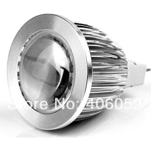 10 X wholesale dimmable 7w mr16 12v led cob LED lamp light led Spotlight White/Warm white led lighting