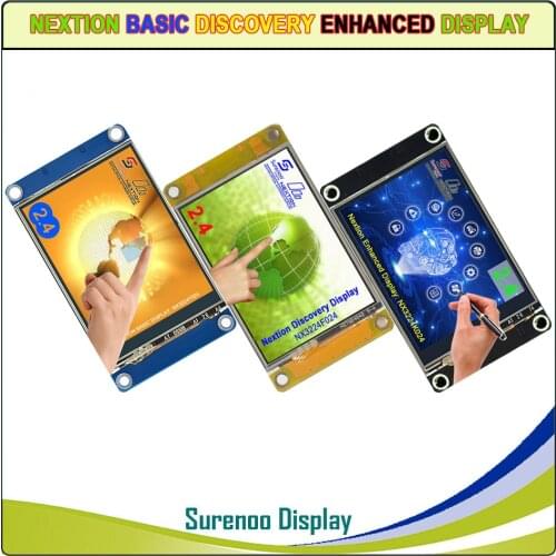 2.4" NX3224K024 Nextion Enhanced HMI USART UART Serial Resistive Touch TFT LCD Module Display Panel for Arduino Raspberry Pi