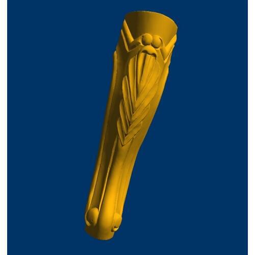 New design 3D models for CNC STL format relief chairs food leg --46