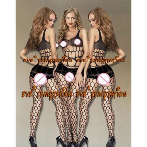Teddies Bodysuits catsuit lingerie open crotch elasticity body stockings porn babydoll sexy fishnet bodystockings costumes A125