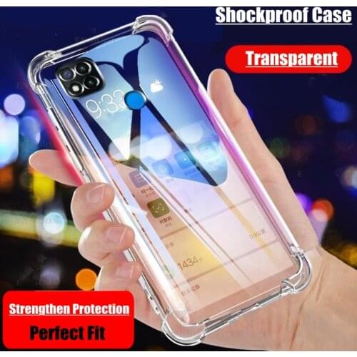 Cases For Xiaomi Redmi 9C Redmi9C Luxury Transparent Shockproof Cover For Xiomi Redmi 9 C 9A 9 Redmi9 Redmi9A 8 8A 7 Clear Funda