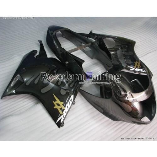 CBRXX Kit For Honda CBR1100XX 96-07 CBR 1100 XX 1996-2007 Black Flame Motorcycle Body Fairing set (Injection molding)