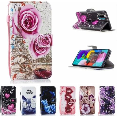 Leather Wallet Phone Case For Samsung Galaxy A20E A02 A2 Core M30S M21 M31 A31 A51 A71 4G A11 A21 A21S A12 Filp Stand Back Cover