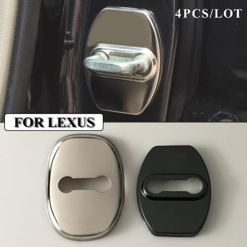 Ceyes Car Styling Car JDM Door Lock Cover Case For Lexus 06-15ES 15NX 06-14RX Lexus ES IS GS LS NX LX GX RX LF-A RC Car-Styling