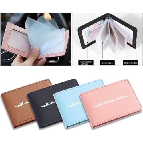 Anti-theft ID Credit Card Holder PU Wallets Credit Driving License Card protect for Lada VESTA niva kalina priora granta largus