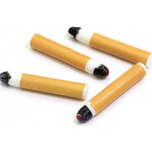 100/50pcs Similar Cigarette Resin Decoration Crafts Flatback Cabochon Embellishments For Scrapbooking Beads Diy Accessories