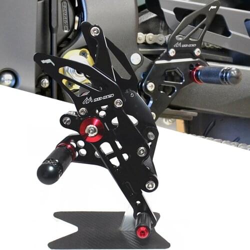 For SUZUKI GSXR 1000 2009 2010 2012 2013 2014 2015 2016 K9 CNC Rider Adjustable Foot Pegs Footrest GSXR1000 2009-2016