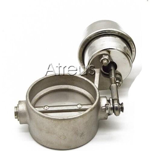 Stainless Steel 2 2.5 3 inch 51mm 63mm 76mm Pipe Car Exhaust Control Valve Set Boost Actuator CLOSED Style Pressure About 1 BAR