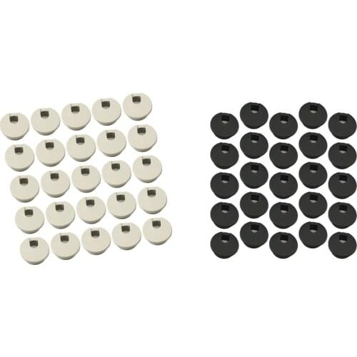 35mm Desk Grommet Adjustable Cord Cover, Cable Hole Wire Management Organizer, Plastic,40Pack