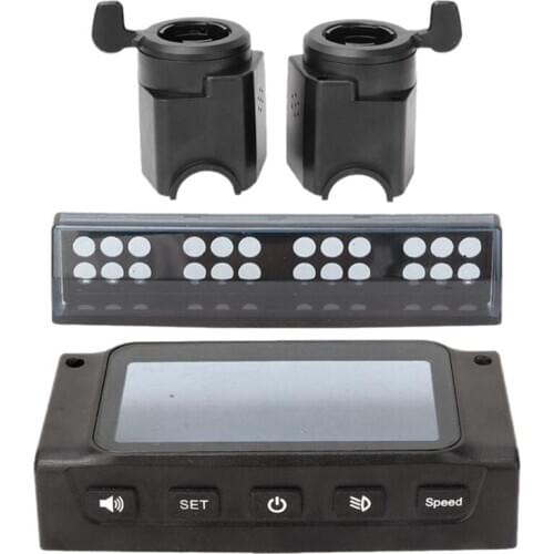 LCD Monitor Cover for KUGOO S1 S2 S3 8-Inch Scooter with Accelerator Brake Handle LED Lamp Cover