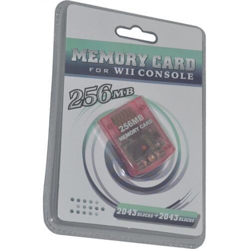 Top-selling Practical Game 256MB Memory Card for Nintendo for Wii Gamecube GC Game System Console game 256M save