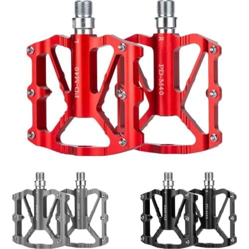 MTB Non-Slip Bike Pedals Width Bicycle Flat Pedal Mountain Road Folding Bike